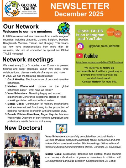 Our 2025 newsletter is out! Highlighting events and celebrating achievements! It’s been an action filled, productive year. I’m so proud to be part of this amazing Network and can’t wait to find out what 2026 will bring! #narrative #personalnarrative #global #speechies - direct link to newsletters in bio.