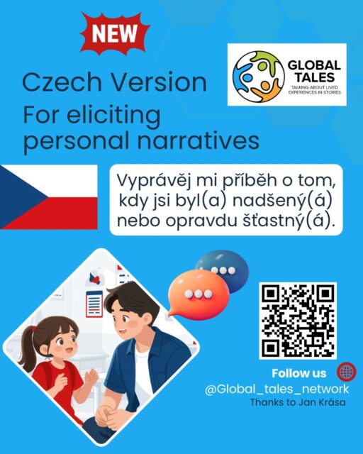We have a new version of our Global TALES protocol ! A big thank you to Jan Krasa. We upload all our protocols on the Open Science Framework - free to download. #personalnarratives #childlanguage #globaltales